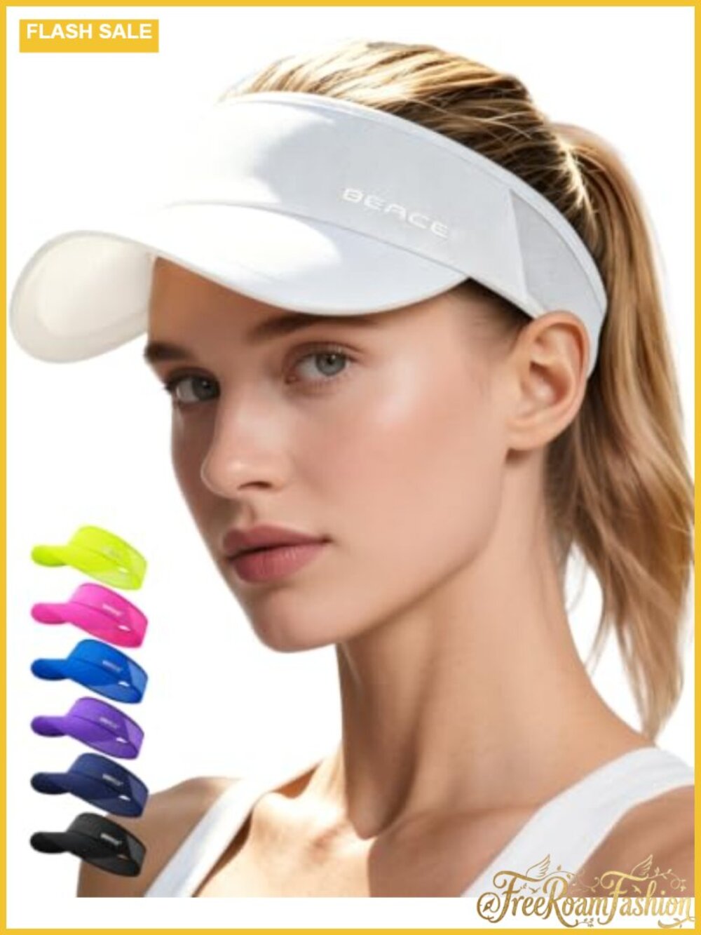 Lightweight Sports Sun Visor Breathable Moisture Wicking Golf Tennis Cap